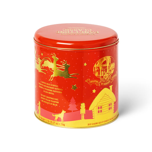 Panettone classico golden renideer