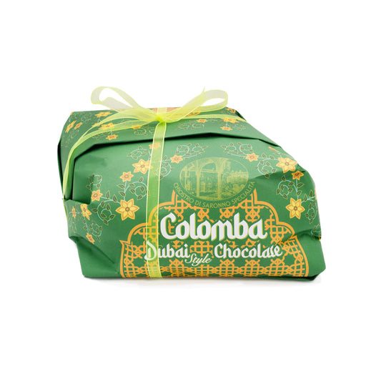 colomba dubai chocolate incartata