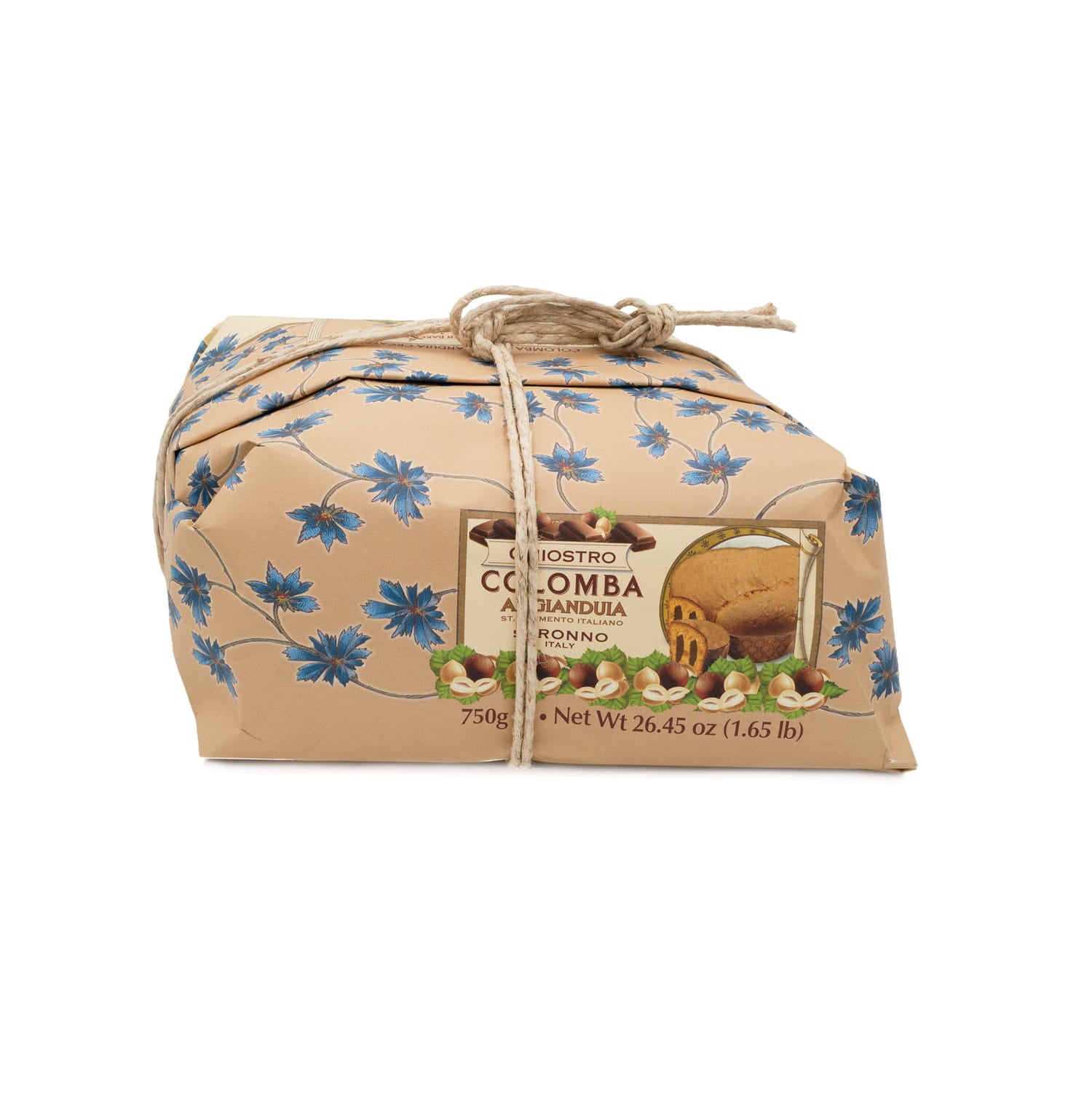 incarto colomba gianduia di saronno