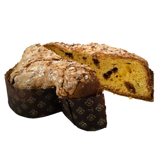colomba albicocca caramello tagliata artigianale