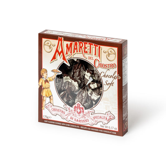 Amaretti Chiostro di Saronno - soft al cioccolato window box