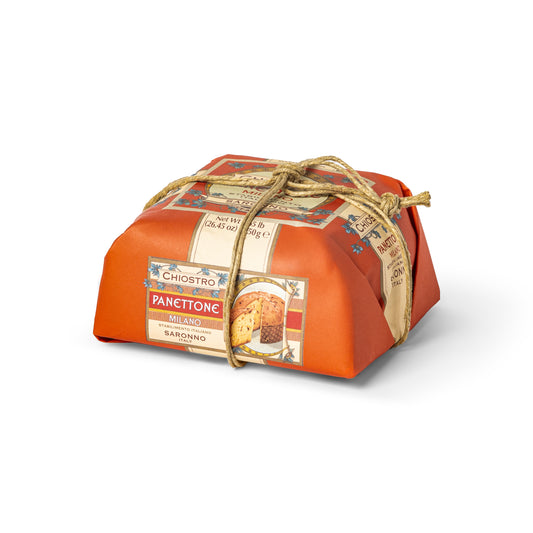 Panettone classico incartato a mano