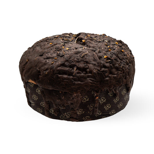 Panettone dubai style chocolate incartato a mano
