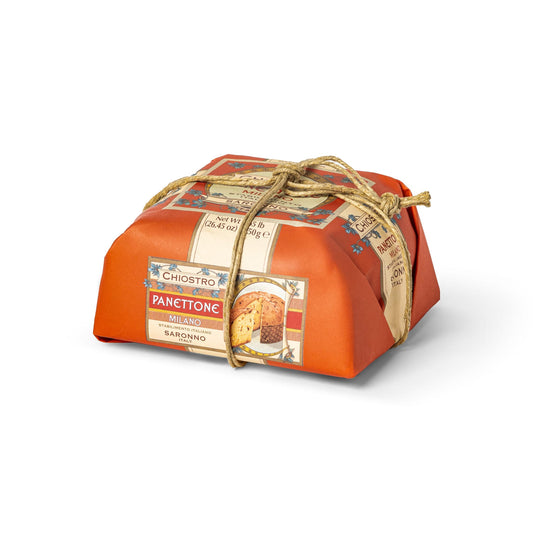 panettone classico incartato mano chiostro di saronno